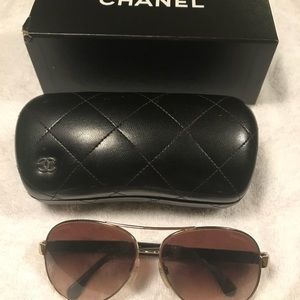 Chanel aviators 4195q